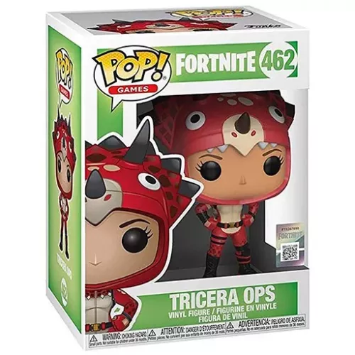 Funko Pop! Tricera Ops #462 Fortnite Games Vinyl Figure Box