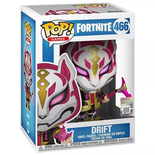Funko Pop! Drift #466 Full Armor Tier 100 Fortnite Box