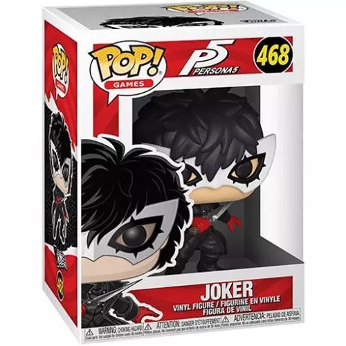 Funko Pop! Joker #468 Persona 5 Games Vinyl Figure Box