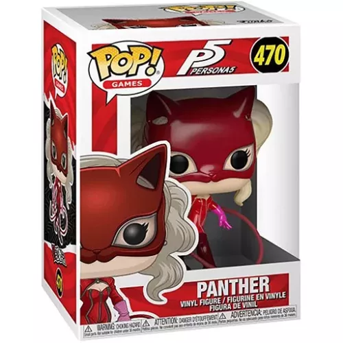 Funko Pop! Panther #470 Persona 5 Games Vinyl Figure Box