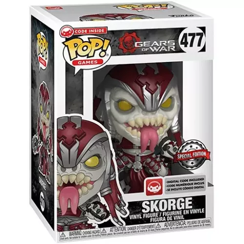 Funko Pop! Skorge #477 Gears of War Games Vinyl Figure Box