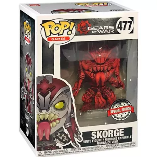 Funko Pop! Skorge #477 Red Gears of War Games Vinyl Figure Box