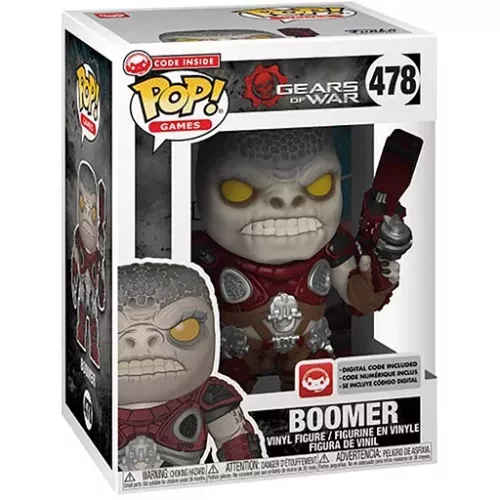 Funko Pop! Boomer #478 Gears of War Games Vinyl Figure Box