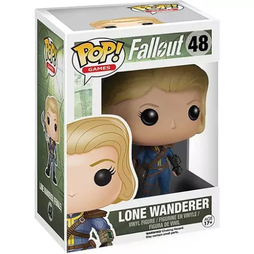 Funko Pop! Lone Wanderer #48 Female Fallout Games Vinyl Figure Box
