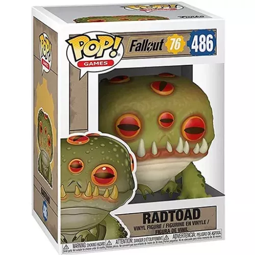 Funko Pop! Radtoad #486 Fallout 76 Games Vinyl Figure Box
