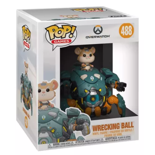 Funko Pop! Wrecking Ball #488 6 Inch Overwatch Games Box
