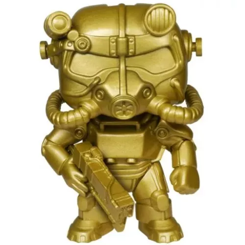 Funko Pop! Power Armor #49 Gold Fallout Games Vinyl Figure