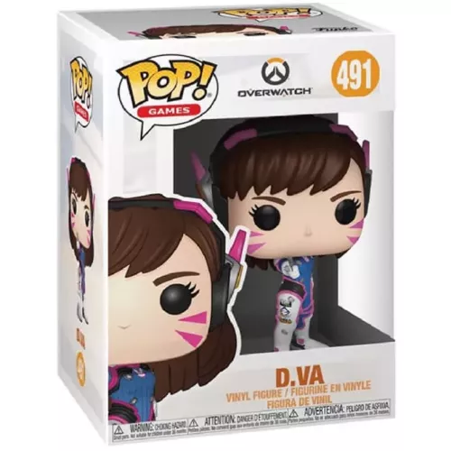Funko Pop! D.Va #491 Overwatch Games Vinyl Figure Box