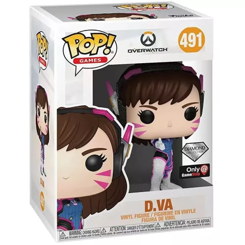 Funko Pop! D.Va #491 Diamond Collection Overwatch Games Box