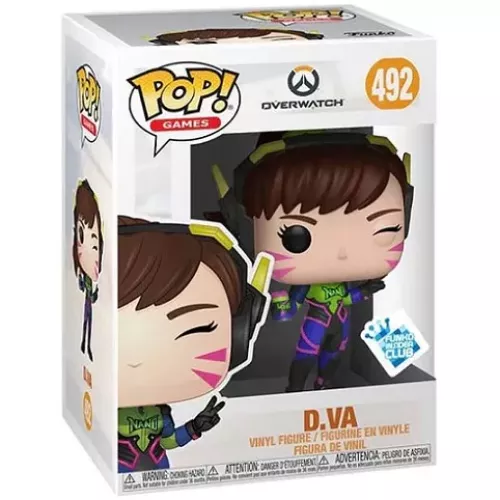Funko Pop! D.Va #492 Nano Cola Overwatch Games Vinyl Figure Box