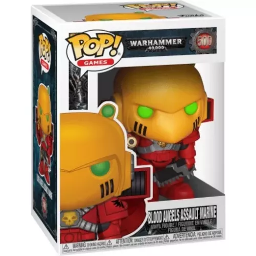 Funko Pop! Blood Angels Assault Marine #500 Warhammer 40,000 Box