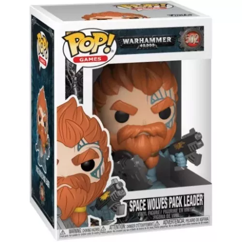Funko Pop! Space Wolves Pack Leader #502 Warhammer 40,000 Box