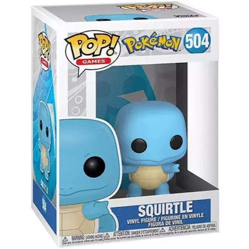 Funko Pop! Squirtle #504 Pokémon Games Vinyl Figure Box