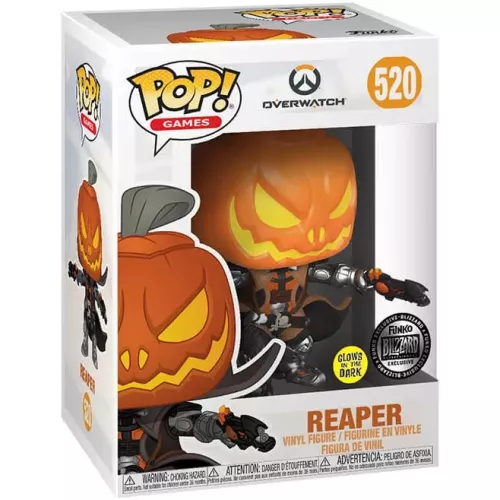 Funko Pop! Reaper #520 Glows in the Dark Overwatch Box