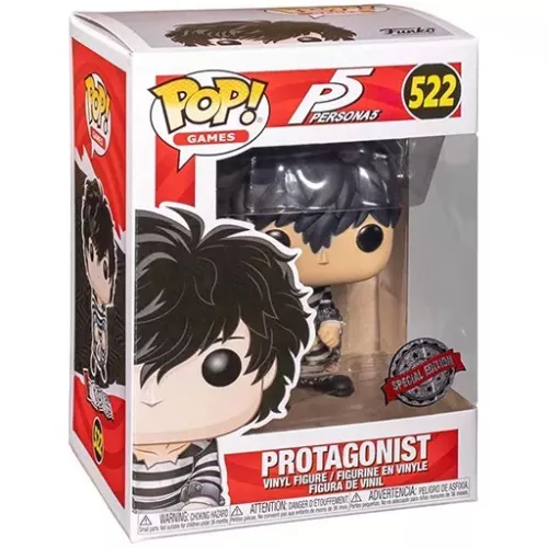 Funko Pop! Protagonist #522 Persona 5 Games Vinyl Figure Box