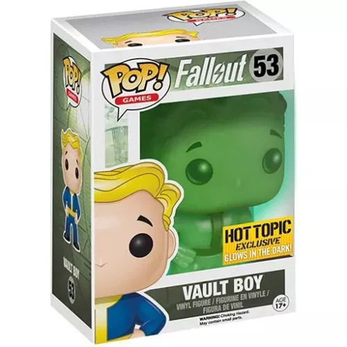 Funko Pop! Vault Boy #53 Glows in the Dark Fallout Box