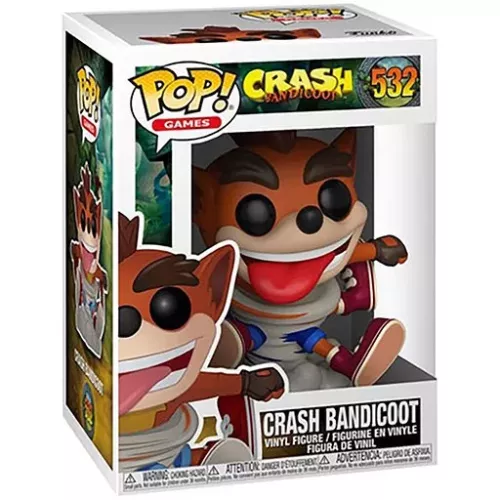 Funko Pop! Crash Bandicoot #532 Spinning Games Vinyl Figure Box