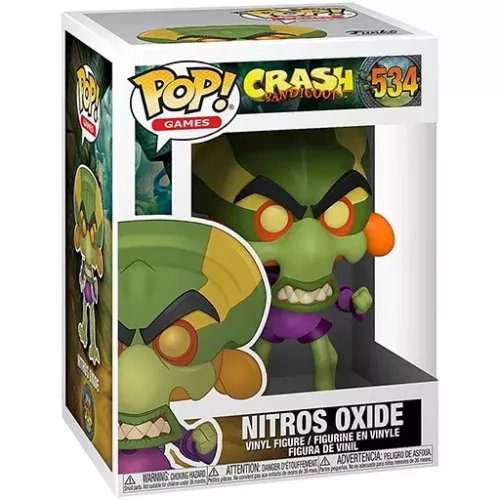 Funko Pop! Nitros Oxide #534 Crash Bandicoot Games Box