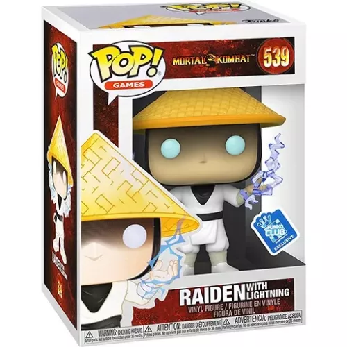 Funko Pop! Raiden with Lightning #539 Mortal Kombat Box
