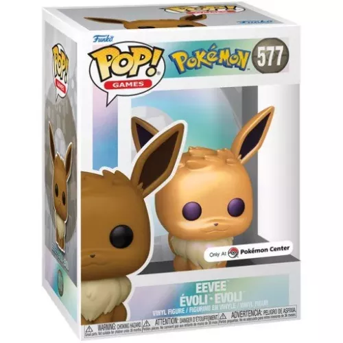 Funko Pop! Eevee #577 Pearlescent Pokémon Games Vinyl Figure Box