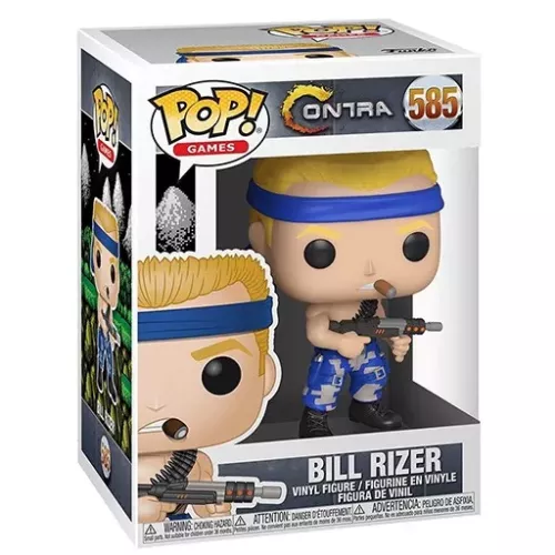 Funko Pop! Bill Rizer #585 Contra Games Vinyl Figure Box