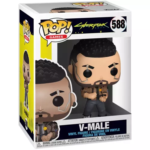 Funko Pop! V-Male #588 Cyberpunk 2077 Games Vinyl Figure Box