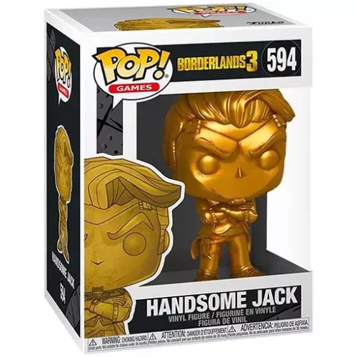 Funko Pop! Handsome Jack #594 Metallic Borderlands 3 Box