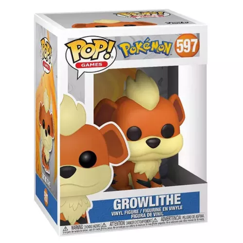 Funko Pop! Growlithe #597 Pokémon Games Vinyl Figure Box