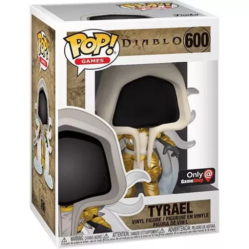 Funko Pop! Tyrael #600 Metallic Diablo Games Vinyl Figure Box