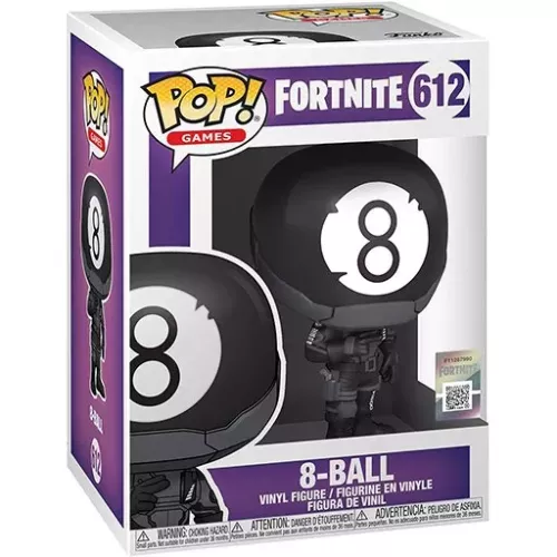 Funko Pop! 8-Ball #612 Fortnite Games Vinyl Figure Box