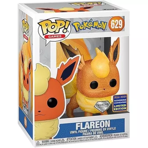 Funko Pop! Flareon #629 Diamond Collection Pokémon Box