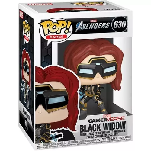Funko Pop! Black Widow #630 Marvel Avengers Vinyl Figure Box