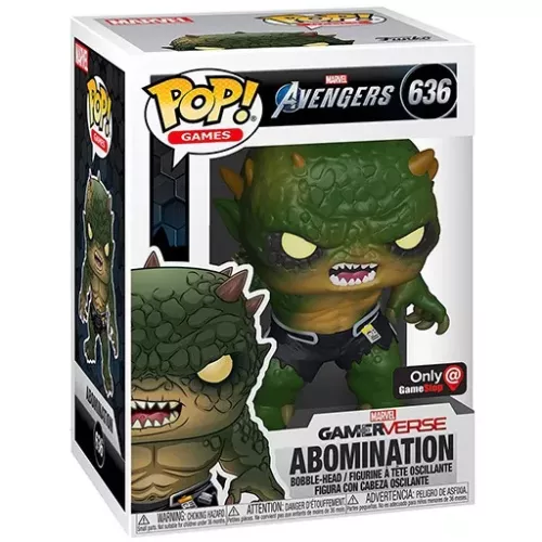 Funko Pop! Abomination #636 Marvel Avengers Vinyl Figure Box