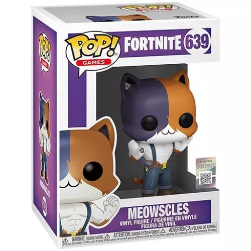 Funko Pop! Meowscles #639 Fortnite Games Vinyl Figure Box