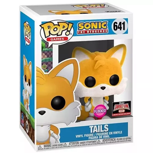 Funko Pop! Tails #641 Flocked Sonic the Hedgehog Games Box