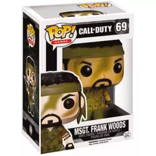 Funko Pop! MSGT Frank Woods #69 Call of Duty Games Box