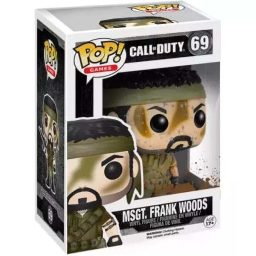 Funko Pop! MSGT Frank Woods #69 Muddy Call of Duty Box