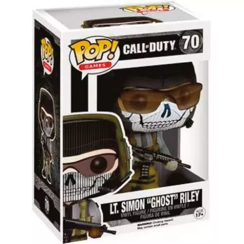 Funko Pop! Lt. Simon Ghost Riley #70 Call of Duty Games Box