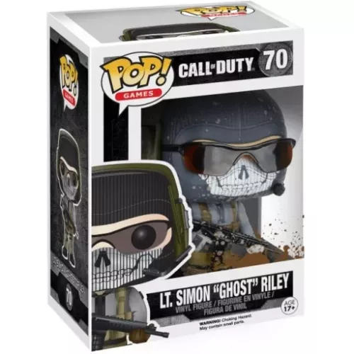 Funko Pop! Lt. Simon Ghost Riley #70 Muddy Call of Duty Box