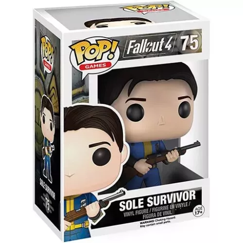 Funko Pop! Sole Survivor #75 Fallout 4 Games Vinyl Figure Box