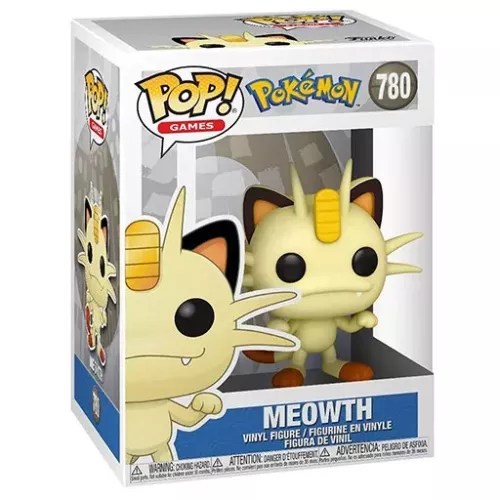 Funko Pop! Meowth #780 Pokémon Games Vinyl Figure Box