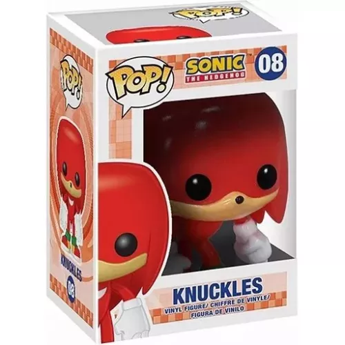 Funko Pop! Knuckles #08 Sonic the Hedgehog Games Vinyl Figure Box