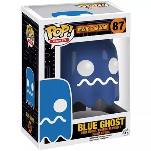 Funko Pop! Blue Ghost #87 Pac-Man Games Vinyl Figure Box