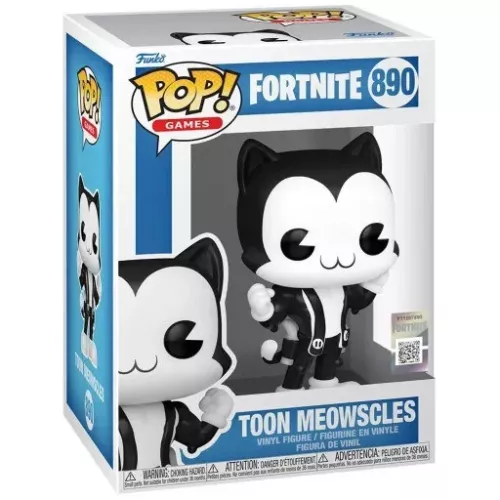 Funko Pop! Toon Meowscles #890 Fortnite Games Vinyl Figure Box