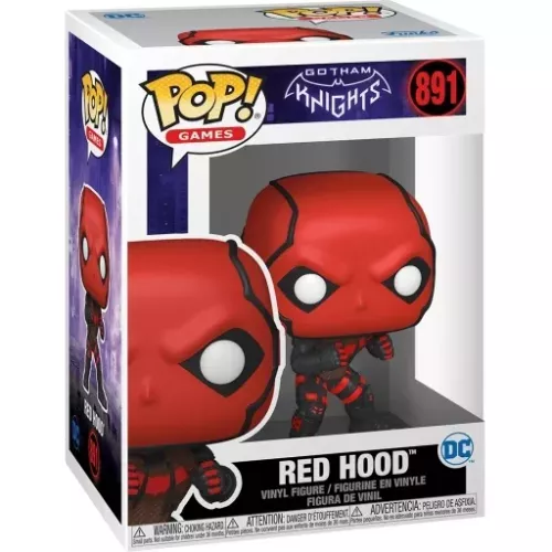 Funko Pop! Red Hood #891 Gotham Knights Games Vinyl Figure Box