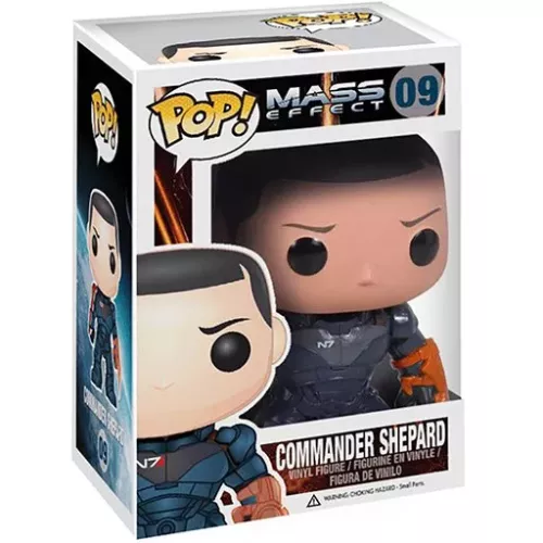 Funko Pop! Commander Shepard #09 Mass Effect Games Box