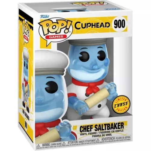 Funko Pop! Chef Saltbaker #900 Chase Cuphead Games Box