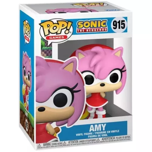 Funko Pop! Amy #915 Sonic the Hedgehog Games Vinyl Figure Box