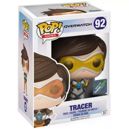Funko Pop! Tracer #92 Gold Overwatch Games Vinyl Figure Box