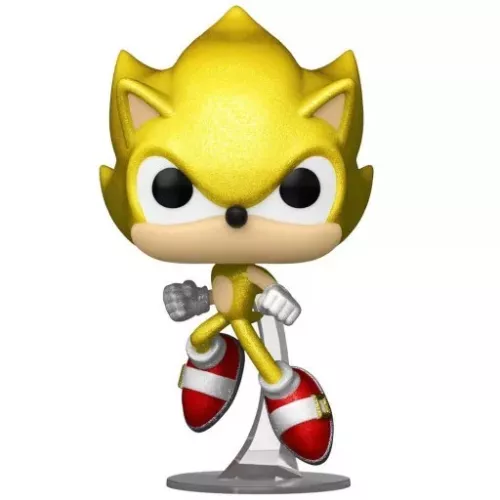 Funko Pop! Super Sonic #923 Jumping Chase Metallic